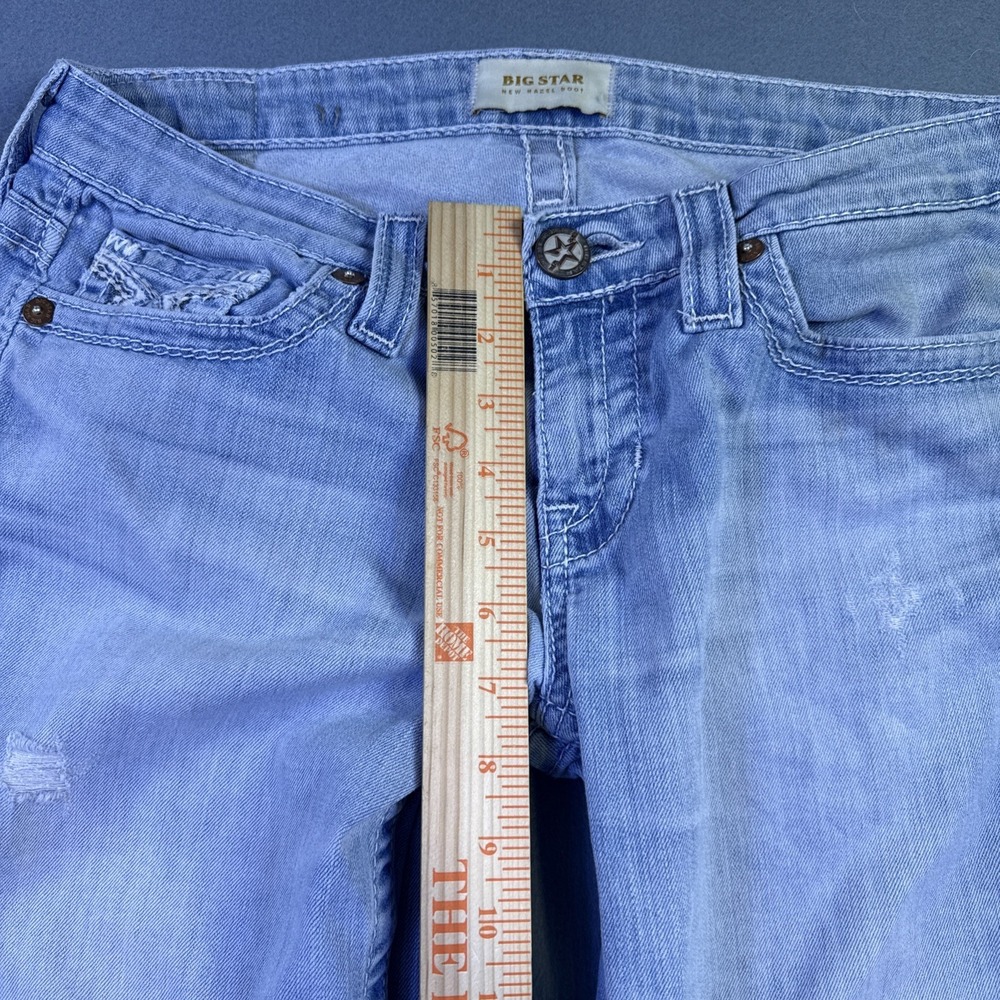 Big Star Jeans Womens Size 28R Blue New Hazel Fit Western Light Wash Denim - Picture 6 of 11